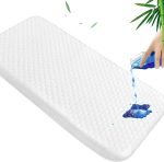 Baby Bassinet Mattress Topper with Waterproof Bamboo Cover 15" x 30" x 1.5", Breathable Oval Bassinet Mattress Pad Ultra Soft, Fit Many Cradle Brand and Style